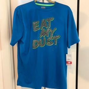 Brand new boys new balance dry-fit tee